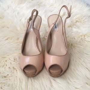 Guess | Shoes | Guess Nude Slingback Heels Stiletto | Poshmark